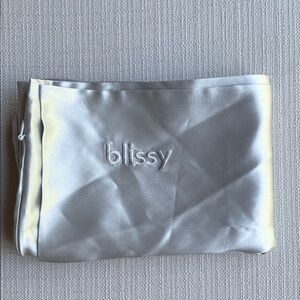 Blissy 100% Mulberry Silk Pillowcase - Silver - Queen